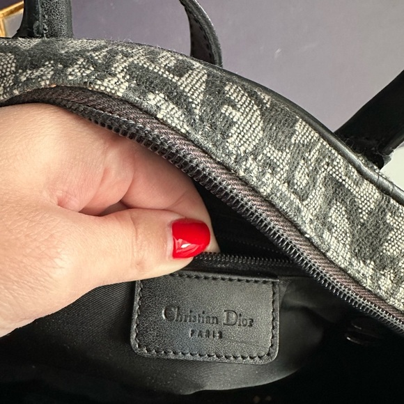 Vintage Christian Dior Saddle Bowler Bag Trotter - Picture 5 of 5